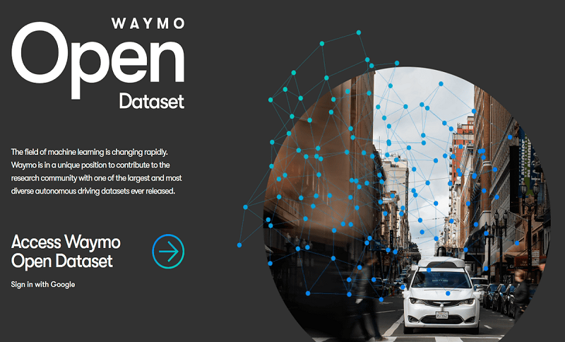 Waymo releases self-driving Open Dataset