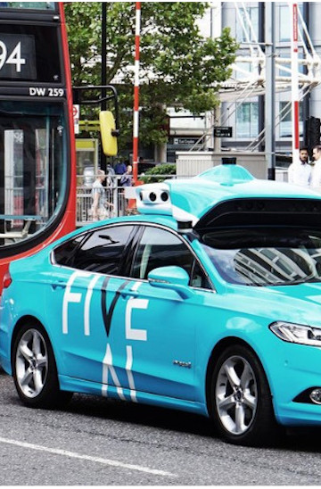 First driverless cars trials in London
