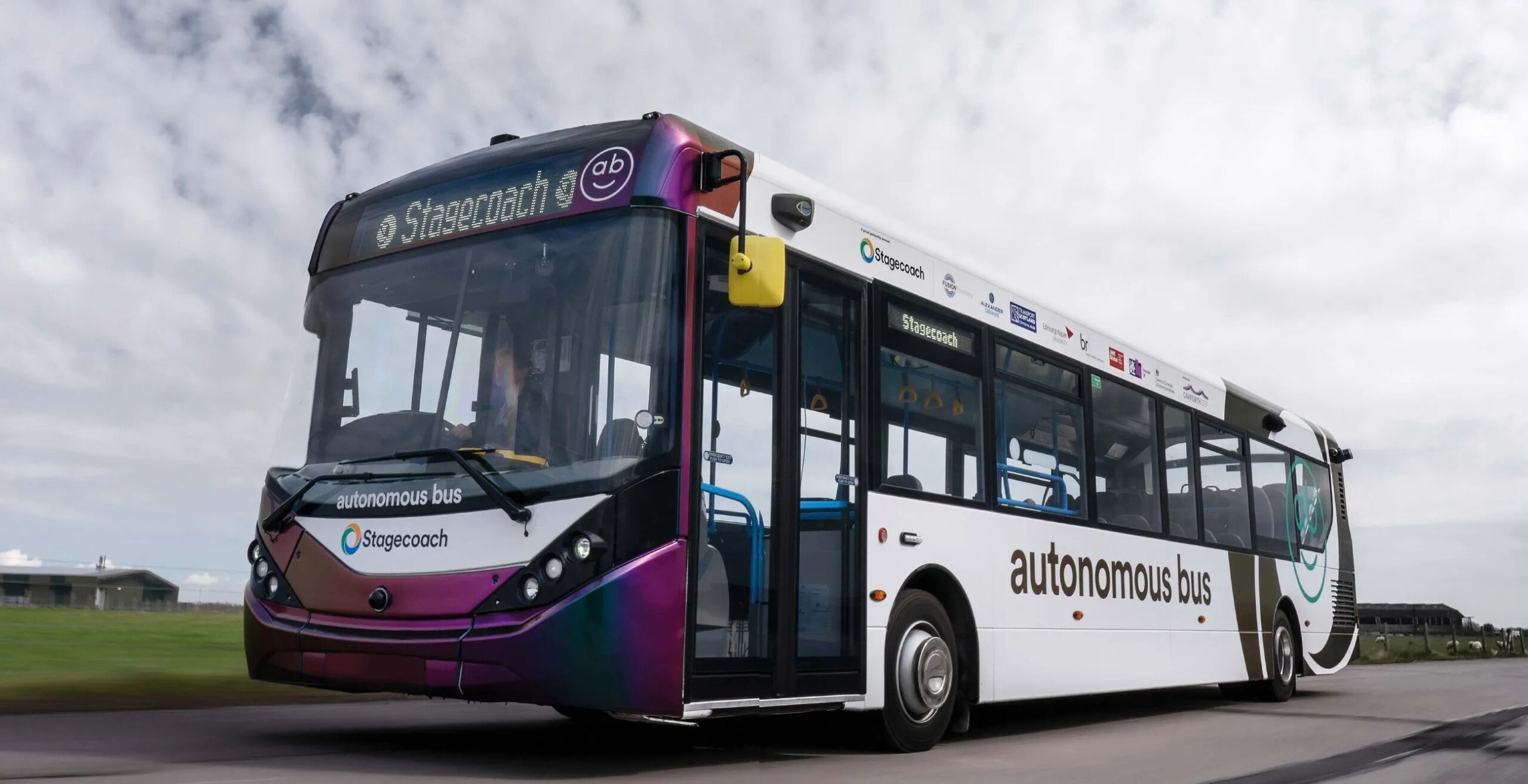 UK’s first fully autonomous bus service has launched in Scotland