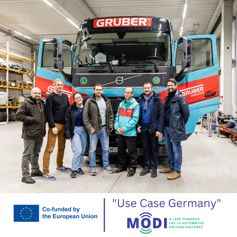 MODI project kicks off the journey for highly automated freight vehicles with a test drive in Hamburg