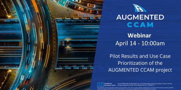 AUGMENTED CCAM Webinar on Pilot Results and Use Case Prioritisation