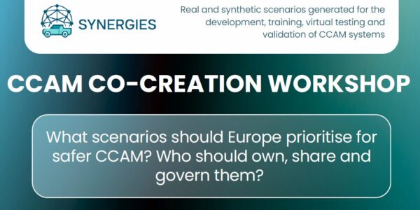SYNERGIES Co-creation in-person Workshop: Scenario Generation for Safety Validation and European Federated Platform Governance