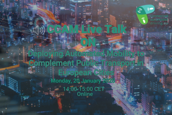 Live Talk on: Deploying Automated Mobility to Complement Public Transport in European Cities